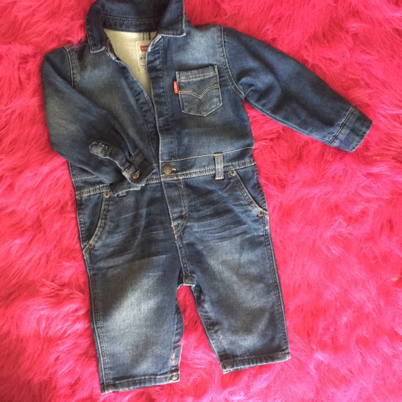 Levi’s denim pant romper - Picture 1 of 6
